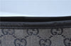 Authentic GUCCI GG Crystal Shoulder Tote Bag PVC Leather 197953 Black J7024