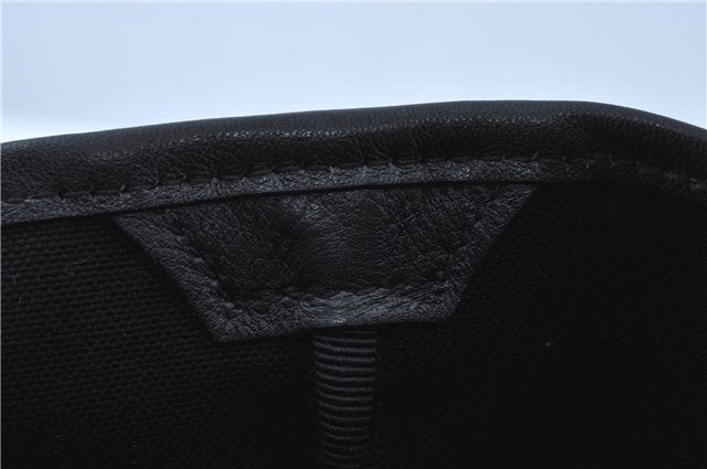 Authentic GUCCI GG Crystal Shoulder Tote Bag PVC Leather 197953 Black J7024