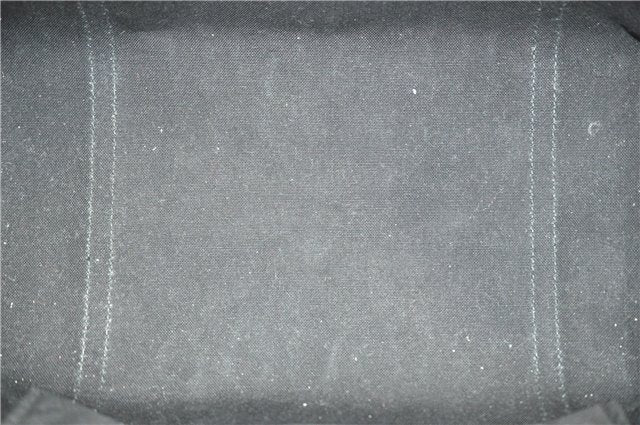 Authentic GUCCI GG Crystal Shoulder Tote Bag PVC Leather 197953 Black J7024