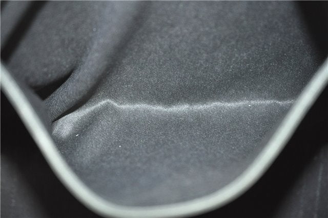 Authentic GUCCI GG Crystal Shoulder Tote Bag PVC Leather 197953 Black J7024