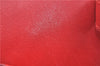 Authentic GUCCI Horsebit Vanity Hand Bag Purse Leather Red J7027