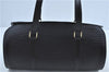 Authentic Louis Vuitton Epi Soufflot Black Hand Bag M52222 LV J7034