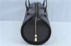 Authentic Louis Vuitton Epi Soufflot Black Hand Bag M52222 LV J7034