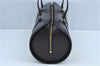 Authentic Louis Vuitton Epi Soufflot Black Hand Bag M52222 LV J7034