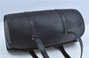 Authentic Louis Vuitton Epi Soufflot Black Hand Bag M52222 LV J7034