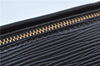 Authentic Louis Vuitton Epi Soufflot Black Hand Bag M52222 LV J7034