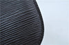Authentic Louis Vuitton Epi Soufflot Black Hand Bag M52222 LV J7034