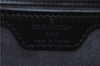 Authentic Louis Vuitton Epi Soufflot Black Hand Bag M52222 LV J7034