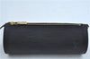 Authentic Louis Vuitton Epi Soufflot Black Hand Bag M52222 LV J7034