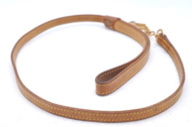 Authentic Louis Vuitton Collar Strap Leather 35.8