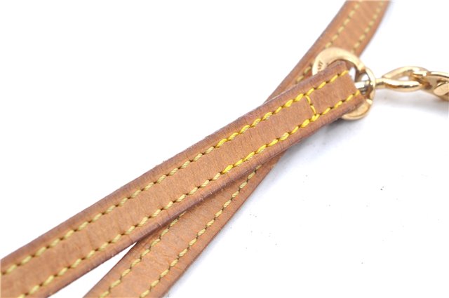 Authentic Louis Vuitton Collar Strap Leather 35.8