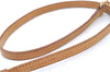 Authentic Louis Vuitton Collar Strap Leather 35.8" Beige LV J7035