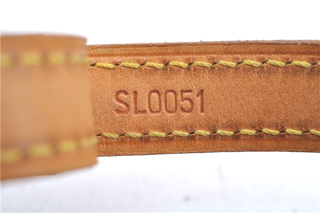 Authentic Louis Vuitton Collar Strap Leather 35.8