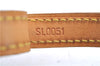Authentic Louis Vuitton Collar Strap Leather 35.8" Beige LV J7035
