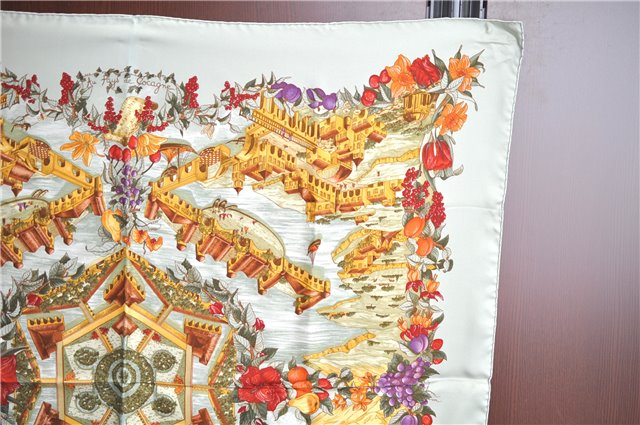 Authentic HERMES Pleats Scarf 