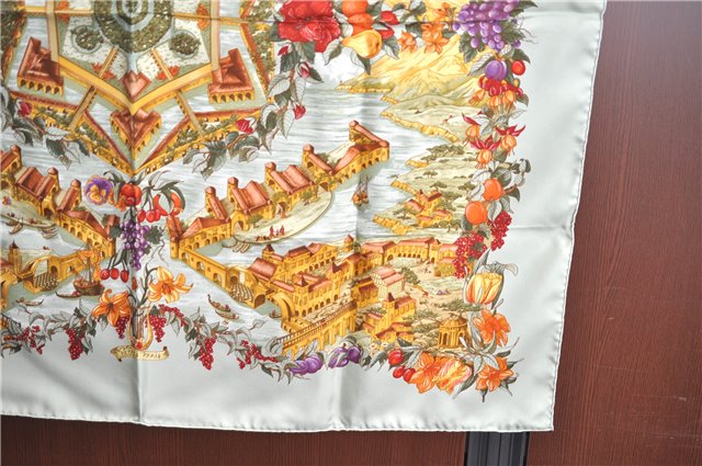 Authentic HERMES Pleats Scarf 