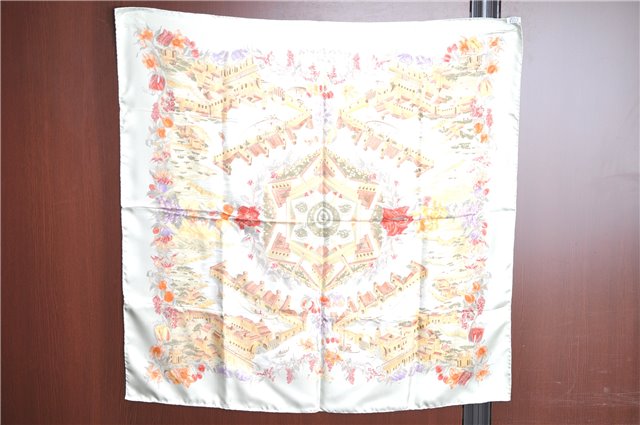 Authentic HERMES Pleats Scarf 