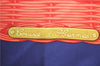 Authentic HERMES Carre 90 Scarf "Couvee d'Hermes" Silk Navy Blue Red J7043