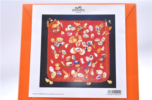 Authentic HERMES Carre 90 Scarf 