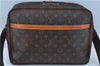 Authentic Louis Vuitton Monogram Reporter GM Shoulder Cross Bag M45252 LV J7044
