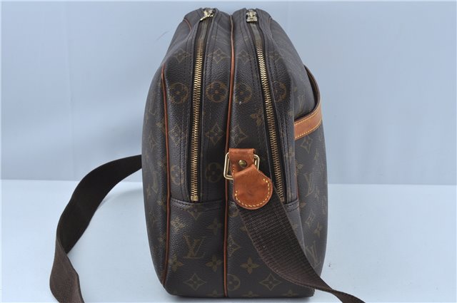 Authentic Louis Vuitton Monogram Reporter GM Shoulder Cross Bag M45252 LV J7044