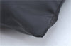 Authentic PRADA Nylon Tessuto Leather Tote Hand Bag Purse Black J7046