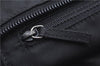 Authentic PRADA Nylon Tessuto Leather Tote Hand Bag Purse Black J7046