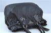 Authentic PRADA Leather Nappa 2Way Shoulder Hand Bag Purse Black J7047