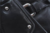 Authentic PRADA Leather Nappa 2Way Shoulder Hand Bag Purse Black J7047