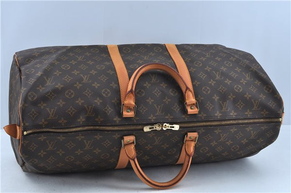 Authentic Louis Vuitton Monogram Keepall 60 Travel Boston Bag M41422 LV J7094