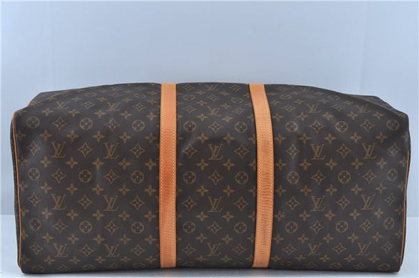 Authentic Louis Vuitton Monogram Keepall 60 Travel Boston Bag M41422 LV J7094