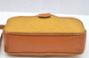 Authentic GUCCI Shoulder Cross Body Bag GG PVC Leather Yellow Brown Junk J7144
