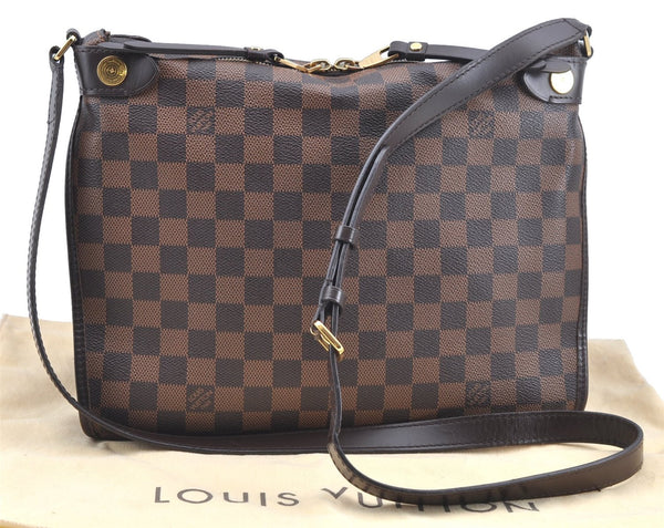 Authentic Louis Vuitton Damier Duomo Shoulder Cross Body Bag N41425 LV J7155