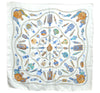 Authentic HERMES Carre 90 Scarf "Qu' importe le flacon" Silk Ivory J7165