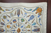 Authentic HERMES Carre 90 Scarf "Qu' importe le flacon" Silk Ivory J7165