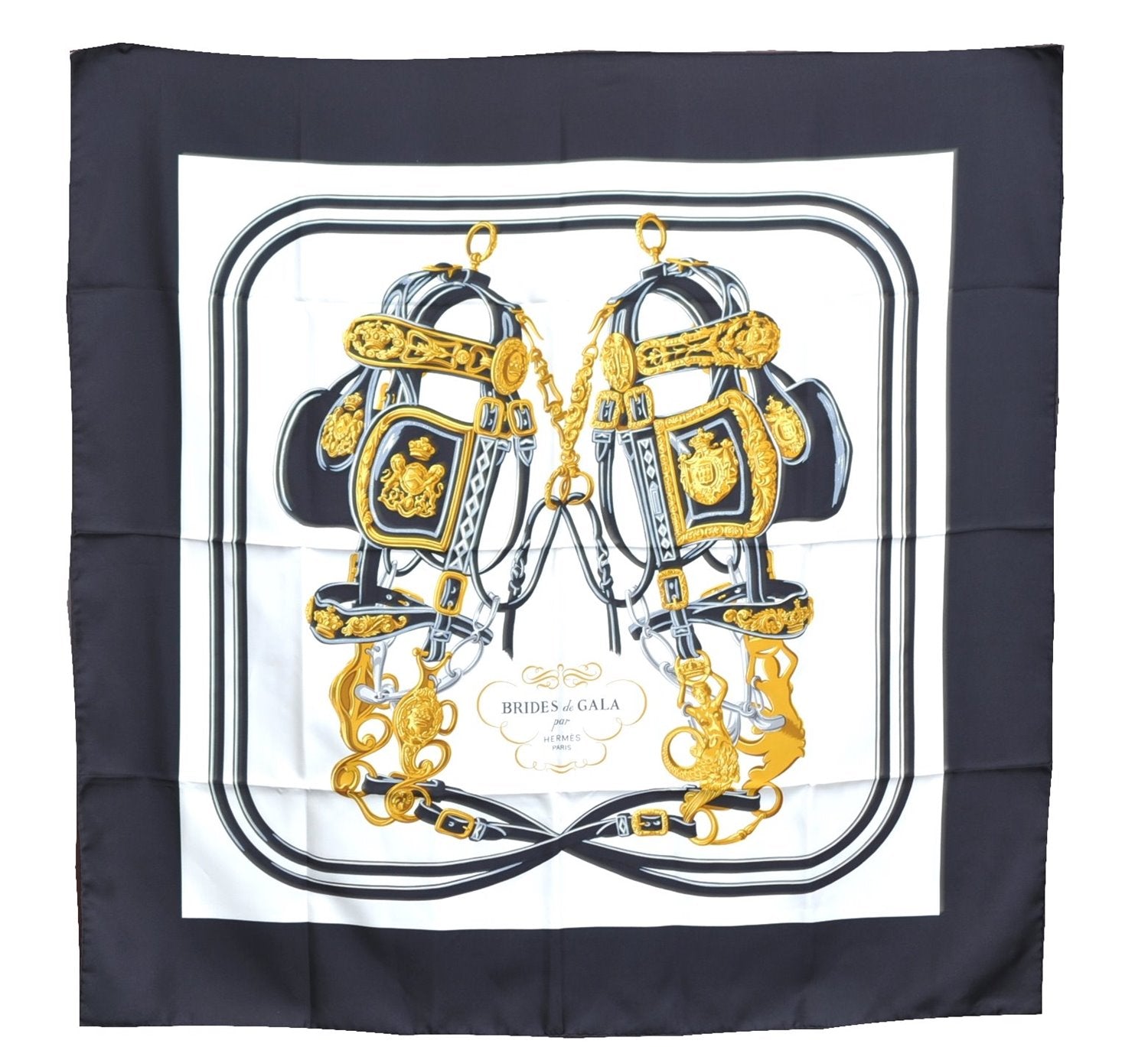 Authentic HERMES Carre 90 Scarf 