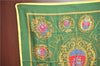 Authentic HERMES Carre 90 Scarf "Les Armes de Paris" Silk Yellow Green J7171