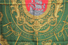 Authentic HERMES Carre 90 Scarf "Les Armes de Paris" Silk Yellow Green J7171