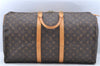 Authentic Louis Vuitton Monogram Keepall 55 Travel Boston Bag M41424 LV J7177