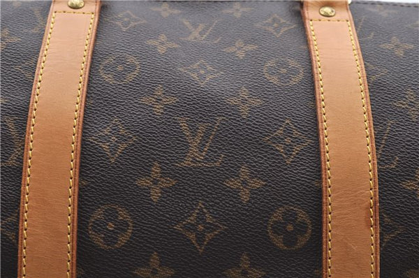 Authentic Louis Vuitton Monogram Keepall 55 Travel Boston Bag M41424 LV J7177