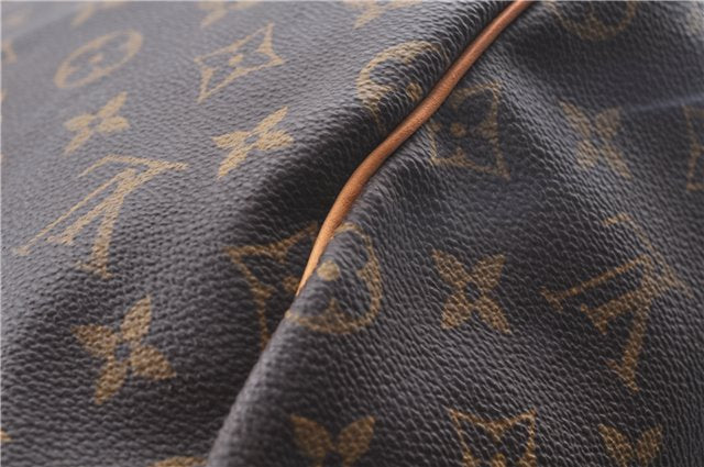 Authentic Louis Vuitton Monogram Keepall 55 Travel Boston Bag M41424 LV J7177