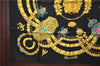 Authentic HERMES Carre 90 Scarf "KOSMIMA" Silk Black J7190