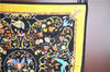 Auth HERMES Carre 90 Scarf "PIERRES d'ORIENT et d'OCCIDENT" Silk Black Box J7194