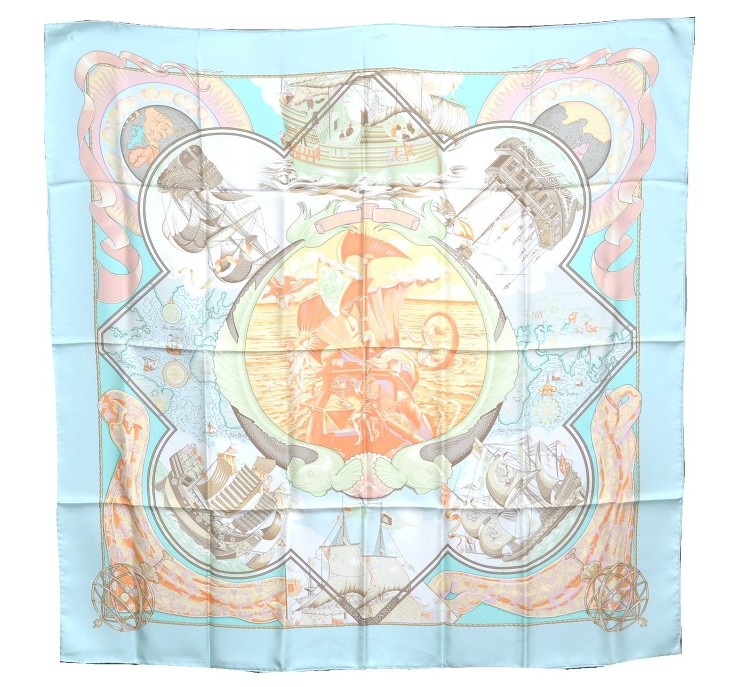 Authentic HERMES Carre 90 Scarf 