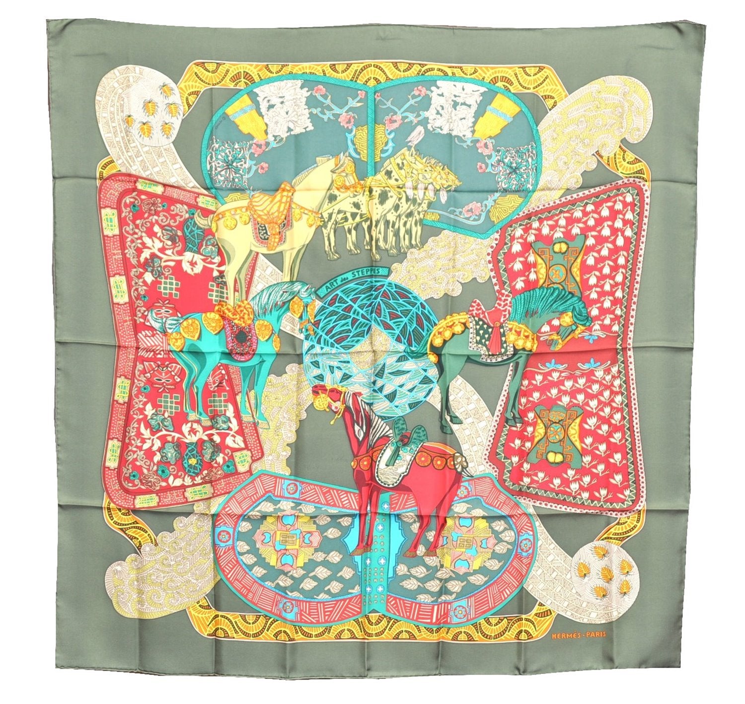 Authentic HERMES Carre 90 Scarf 