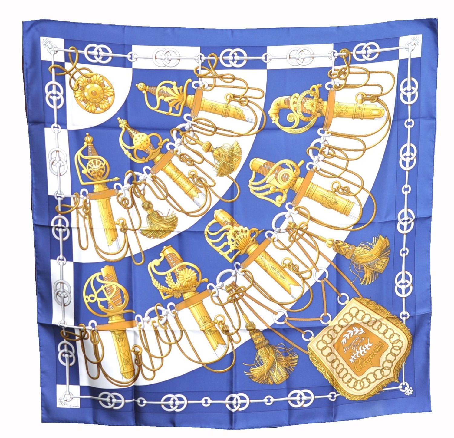 Authentic HERMES Carre 90 Scarf 