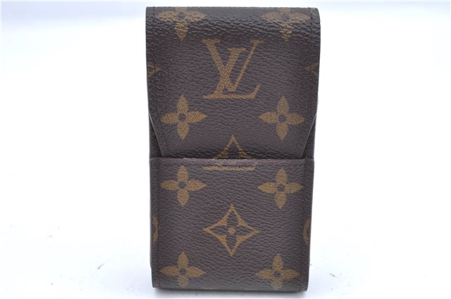 Authentic Louis Vuitton Monogram Etui Cigarette Case M63024 LV J7213