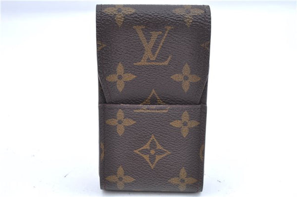 Authentic Louis Vuitton Monogram Etui Cigarette Case M63024 LV J7213