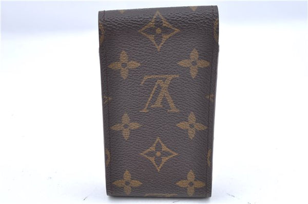Authentic Louis Vuitton Monogram Etui Cigarette Case M63024 LV J7213