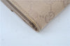 Authentic GUCCI Long Wallet Purse GG Canvas Leather 74210 Beige J7217